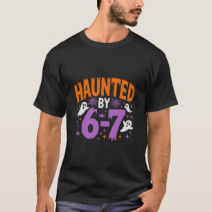 Heimliches Halloween-Skelett Heimgesucht Sechs Sie T-Shirt