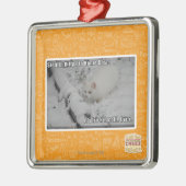 Heimlichkeits-Miezekatze 1 Silbernes Ornament (Links)