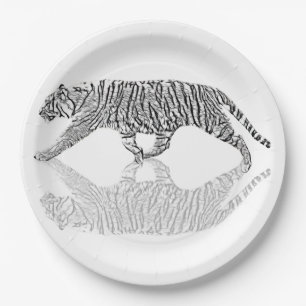 HEIMLICHKEITS-TIGER PAPPTELLER