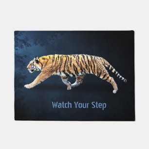 HEIMLICHKEITS-TIGER - PASSEN SIE IHREN SCHRITT AUF FUßMATTE