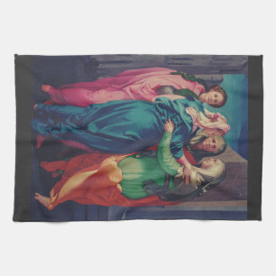 Heimsuchung Mariä von Pontormo Geschirrtuch