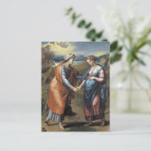 Heimsuchung von Raphael Postkarte (Stehend Vorderseite)