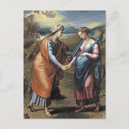 Heimsuchung von Raphael Postkarte (Vorderseite)