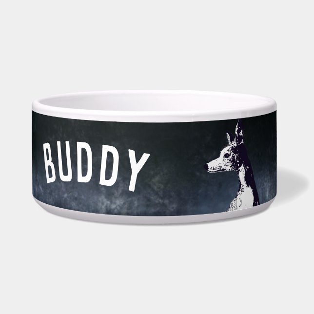 Heimtierbett für einen Hund Napf (Vorderseite)