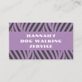 Heimtiere Haustier Hund Wandern Tierpflege Lila Ab Visitenkarte