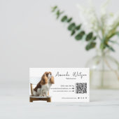 Heimtiere, Pet-Shop, Veterinärklinik, Pet-Pflege Visitenkarte (Stehend Vorderseite)