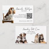 Heimtiere, Pet-Shop, Veterinärklinik, Pet-Pflege Visitenkarte (Vorne/Hinten)