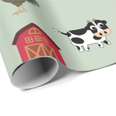 Heimtiere und Landtiere Geschenkpapier (Rolleneckpunkt)