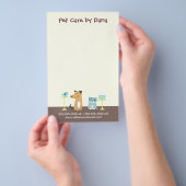 Heimtiergeschäft Flyer (Handgriff)