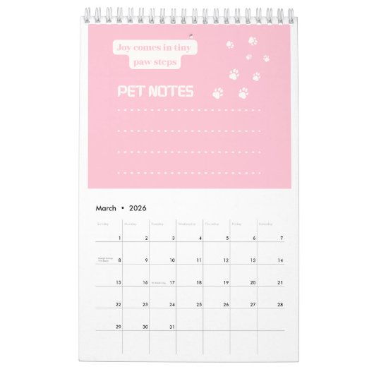 Heimtierkalender 2026 kalender (Mär 2026)