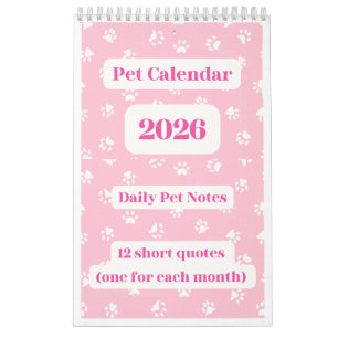 Heimtierkalender 2026 kalender