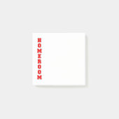 Heimunterkunft Post-it Klebezettel (Vorderseite)