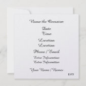 Heimvolles Fußball-Party Einladung (Rückseite)