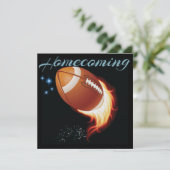 Heimvolles Fußball-Party Einladung (Stehend Vorderseite)