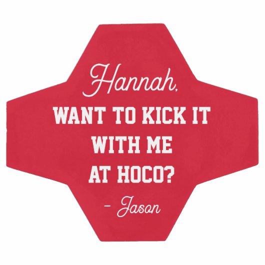 Heimvorschlage Kick it it with me Hoco Fußball (Flach)