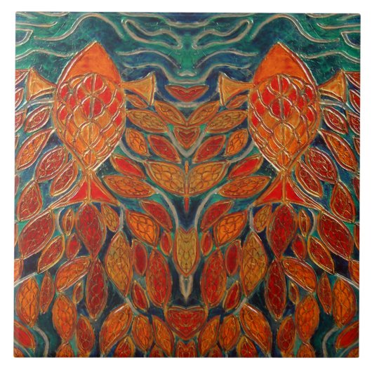 "Heimwärts" (Malerei) Fliese (Vorderseite)