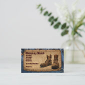 Heimwerker, Bau, Maintenace Arbeitskraft Visitenkarte (Stehend Vorderseite)