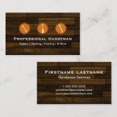 Heimwerker-Baugewerbe-Karten Visitenkarte (Vorne/Hinten)