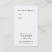 Heimwerker [Briefbeschwerer-Art] Terminkarte (Rückseite)