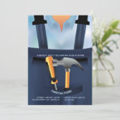 Heimwerker-Einladung Einladung (Stehend Vorderseite)