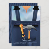 Heimwerker-Einladung Einladung (Vorne/Hinten)