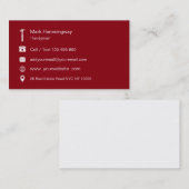 Heimwerker einzigartiges Businesscards Visitenkarte (Vorne/Hinten)