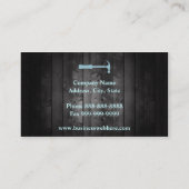 Heimwerker-Hammer Visitenkarte (Rückseite)