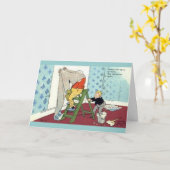 Heimwerker Karte (Gelbe Blume)