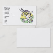 Heimwerker mit Leiter Visitenkarte (Vorne/Hinten)