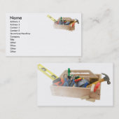 Heimwerker, Name, Adresse 1, Adresse 2, Kontakt 1… Visitenkarte (Vorne/Hinten)