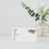 Heimwerker, Name, Adresse 1, Adresse 2, Kontakt 1… Visitenkarte (Stehend Vorderseite)