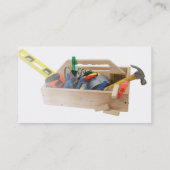 Heimwerker, Name, Adresse 1, Adresse 2, Kontakt 1… Visitenkarte (Rückseite)