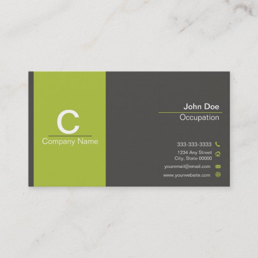 Heimwerker oder Visitenkarte des erfahrenen (Vorderseite)