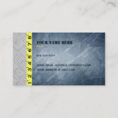 Heimwerker-Slogan-Visitenkarten Visitenkarte (Rückseite)