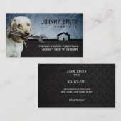 Heimwerker-Slogan-Visitenkarten Visitenkarte (Vorne/Hinten)