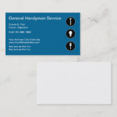 Heimwerker-Thema Visitenkarte (Vorne/Hinten)