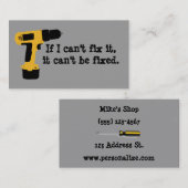 Heimwerker Visitenkarte (Vorne/Hinten)