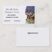 Heimwerker-Visitenkarte Terminkarte (Vorne/Hinten)