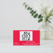 HEIMWERKER-VISITENKARTE VISITENKARTE (Stehend Vorderseite)