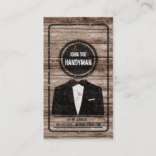 Heimwerker-Visitenkarte Visitenkarte (Vorderseite)