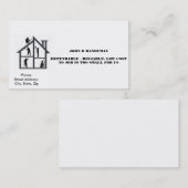 HEIMWERKER-VISITENKARTE VISITENKARTE (Vorne/Hinten)