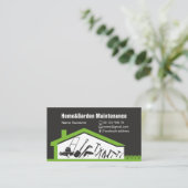 Heimwerker-Visitenkarte Visitenkarte (Stehend Vorderseite)