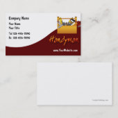 Heimwerker-Visitenkarten Visitenkarte (Vorne/Hinten)