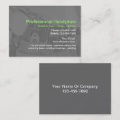 Heimwerker-Visitenkarten Visitenkarte (Vorne/Hinten)