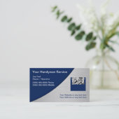 Heimwerker-Visitenkarten Visitenkarte (Stehend Vorderseite)