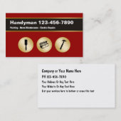 Heimwerker-Visitenkarten Visitenkarte (Vorne/Hinten)