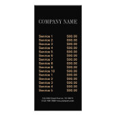 Heimwerker-Zuhause-Erneuerungs-Bau-Auftragnehmer Werbekarte (Hinten)