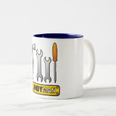 Heimwerker Zweifarbige Tasse (VorderseiteRechts)