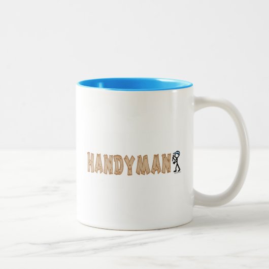 Heimwerker Zweifarbige Tasse (Rechts)