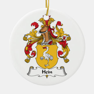 Hein-Familienwappen Keramik Ornament